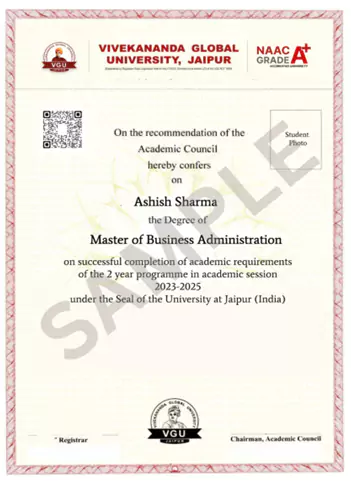 Certificate - VGU